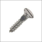 No.8 Slotted Countersunk Wood Screws