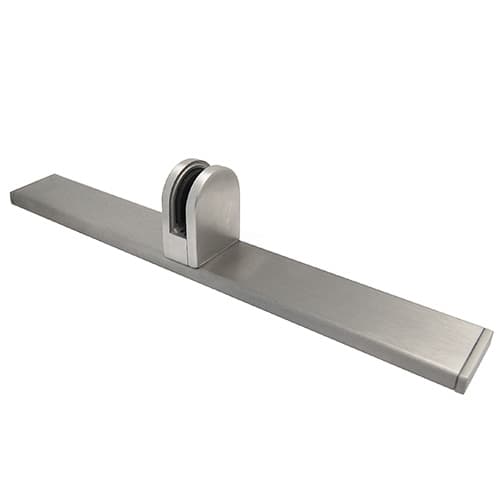 Sneeze Guard Foot - Stainless Steel