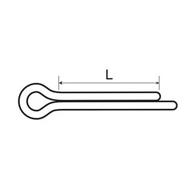 Stainless Steel Split Pin Diagram
