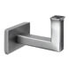 Flush Fix Square Flat Handrail Bracket - Stainless Steel