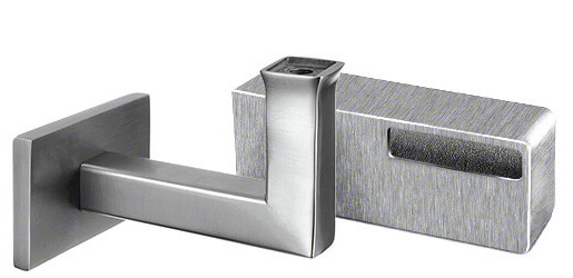 Square Handrail Brackets - Stainless Steel