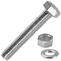 Hex Head Set Screw with Nut and Washer
