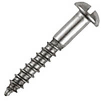 Slotted Round Head Wood Screw