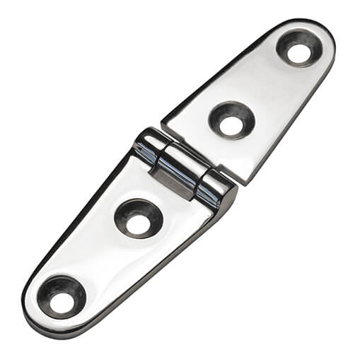 Strap Hinge Stainless Steel - 4 Hole