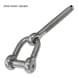 Threaded Shackle Toggle Stud - Open Body
