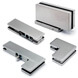Glass Swing Door Patch Kit - Glass to Glass Mount - Hydraulic Patch Fitting