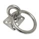 Swivel Eye Plate with Ring - Stainless Steel