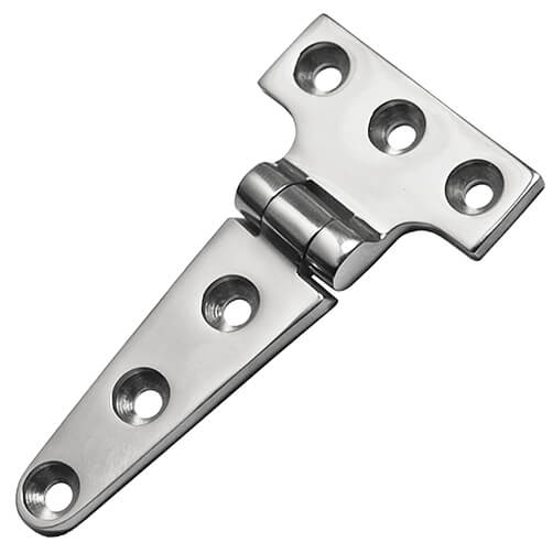 T-Strap Hinge - Stainless Steel - 6 Hole