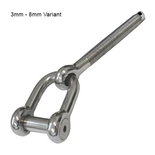 Threaded Shackle Toggle Stud - Open Body