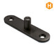 Top Pin for Door Patch - Anthracite Black