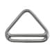Stainless Steel Triangle Ring with Cross Bar
