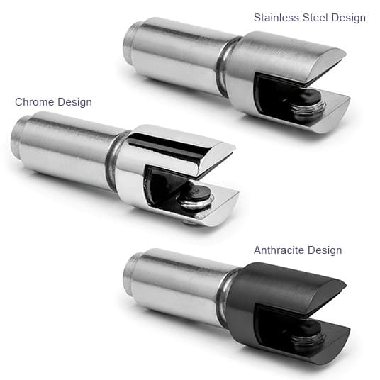 Stainless Steel, Chrome and Anthracite Finishes