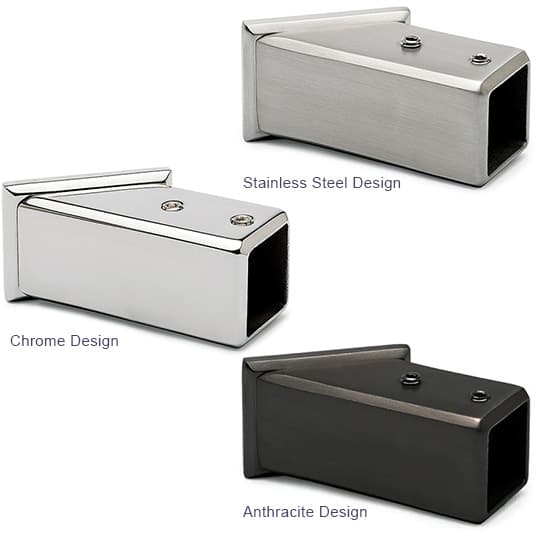 Stainless Steel, Chrome, Anthracite Black Finishes