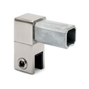 Square Tube Bracket with Clamp - End Mount
