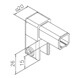 Tube Bracket with Glass Clamp - Dimensions