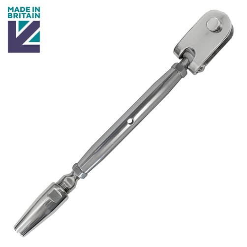 Turnbuckle Toggle to Swageless Fitting - Stainless Steel