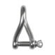 Twist Shackle with Screw Pin - Stainless Steel