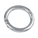 Stainless Steel Two-Part Round Ring with Riveted Hinge and Screw