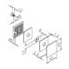 Wall Mount Glass Clamp - Dimensions