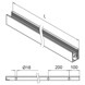 Glass Channel Profile - Mounting Holes - Easy Glass Wall