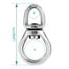 Wichard HR Stainless Steel Swivel with Large Bail Diagram