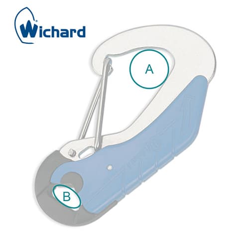 Wichard Double Action Safety Snap Hook Diagram