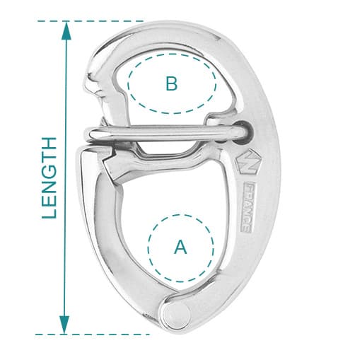 Wichard Quick Release Tack Snap Shackle Diagram
