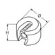 Wire Rope Stopper - Stainless Steel - Diagram