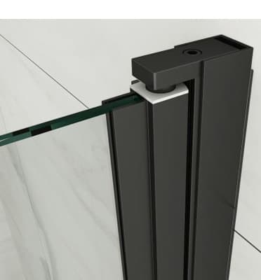 Anthracite Black Shower Door Wall Profile