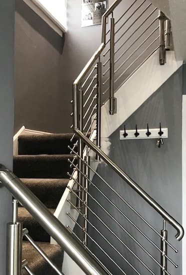 Stainless Steel Balustrade on Stairway