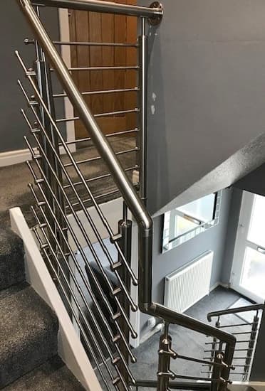 Stainless Steel Balustrade with Solid Bar Infill