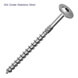 Wood Screw with Washer Head - 304 Stainless Steel