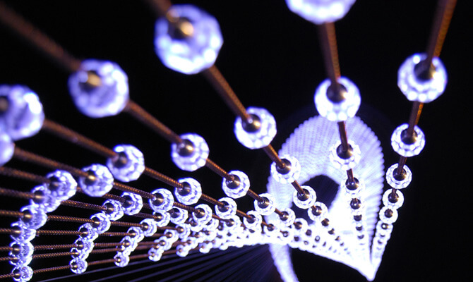 Swarovski Crystal 'Re' Chandelier designed by Zaha Hadid